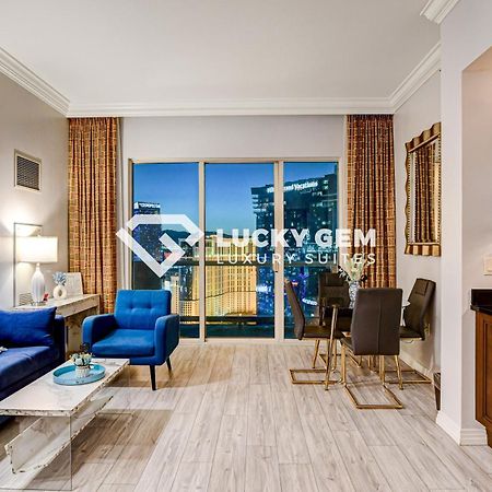 Lucky Gem Penthouse & Luxury Suites At Signature Resort, Balcony Strip View 3505 拉斯维加斯 外观 照片