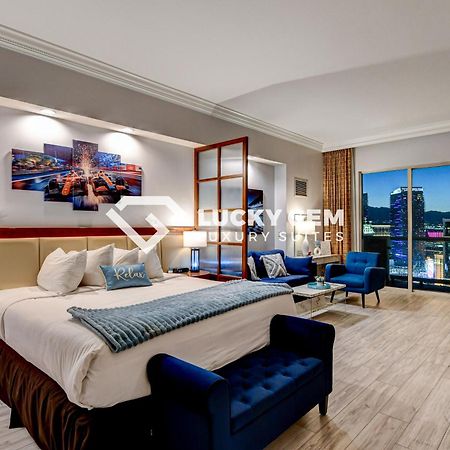 Lucky Gem Penthouse & Luxury Suites At Signature Resort, Balcony Strip View 3505 拉斯维加斯 外观 照片