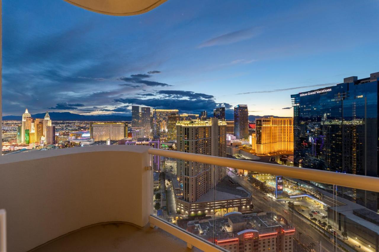 Lucky Gem Penthouse & Luxury Suites At Signature Resort, Balcony Strip View 3505 拉斯维加斯 外观 照片