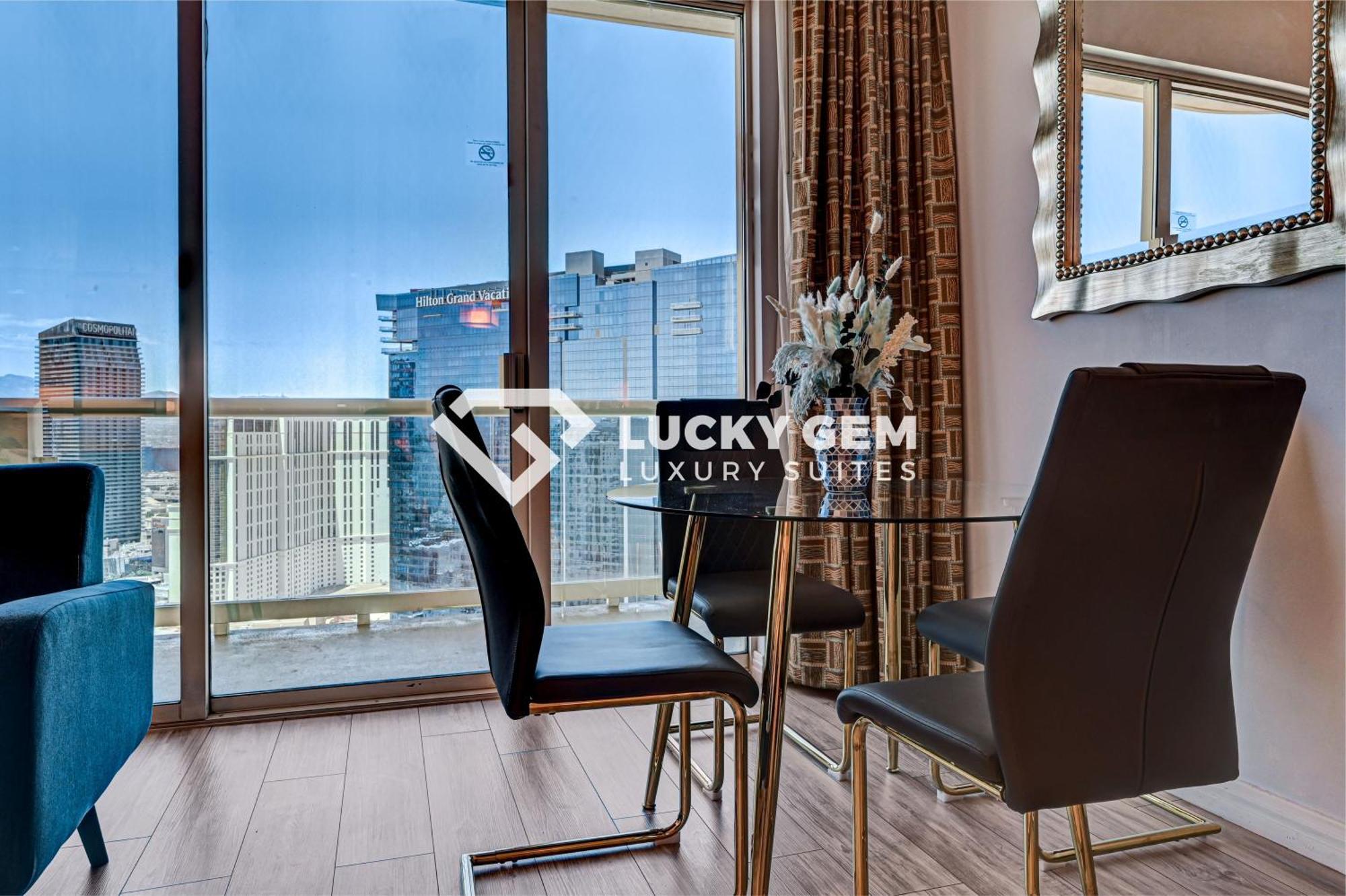 Lucky Gem Penthouse & Luxury Suites At Signature Resort, Balcony Strip View 3505 拉斯维加斯 外观 照片