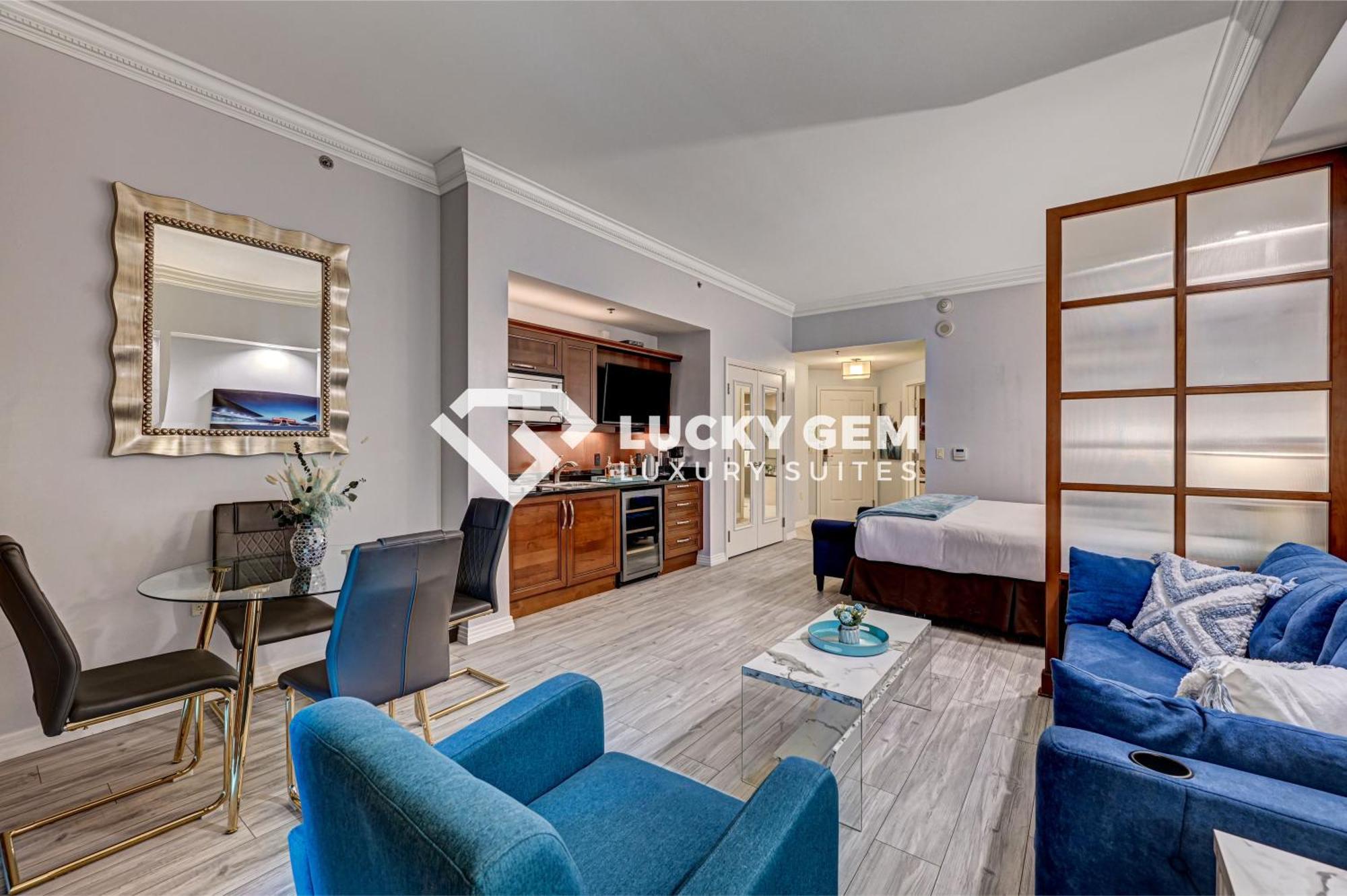 Lucky Gem Penthouse & Luxury Suites At Signature Resort, Balcony Strip View 3505 拉斯维加斯 外观 照片