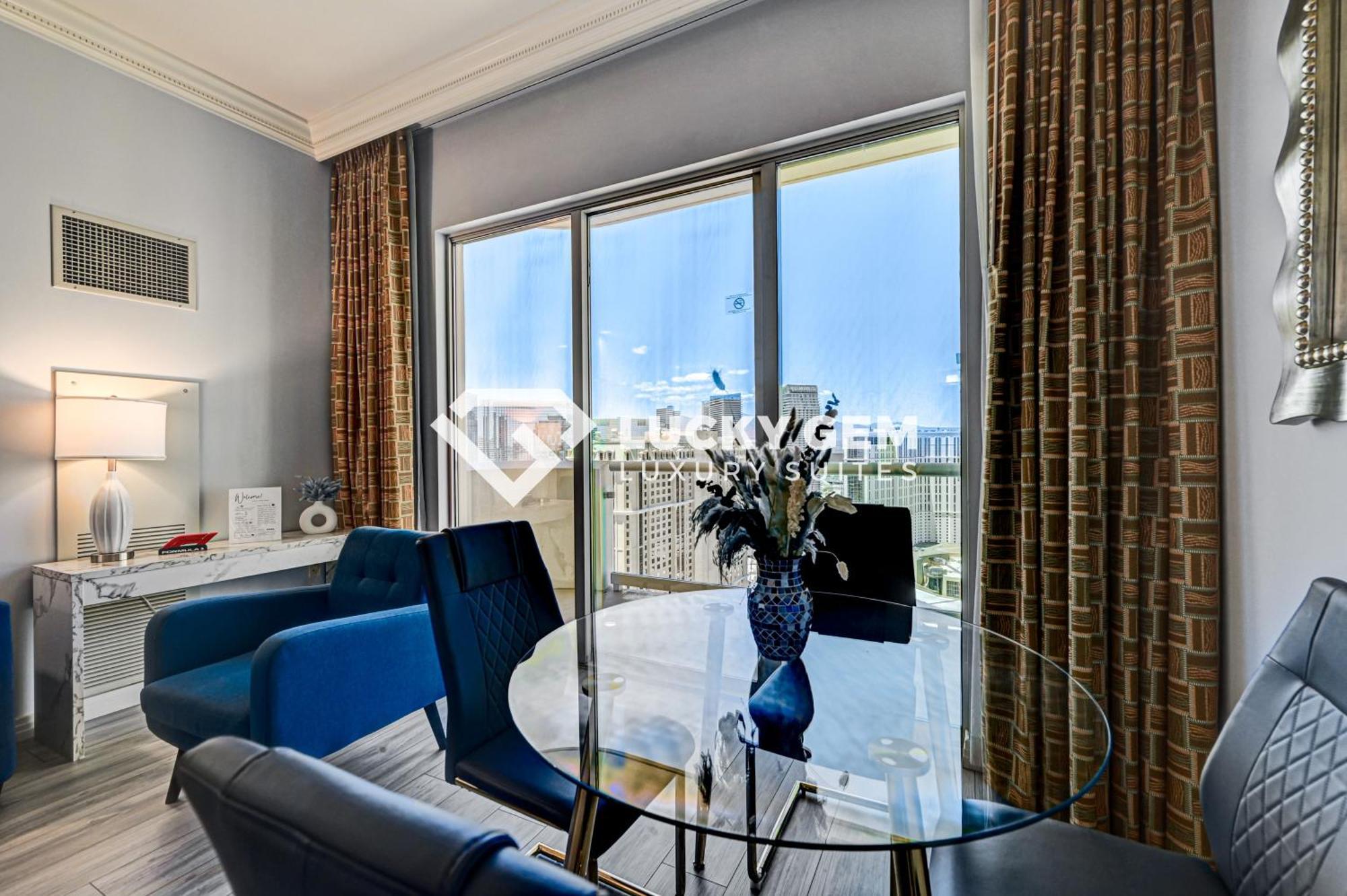 Lucky Gem Penthouse & Luxury Suites At Signature Resort, Balcony Strip View 3505 拉斯维加斯 外观 照片