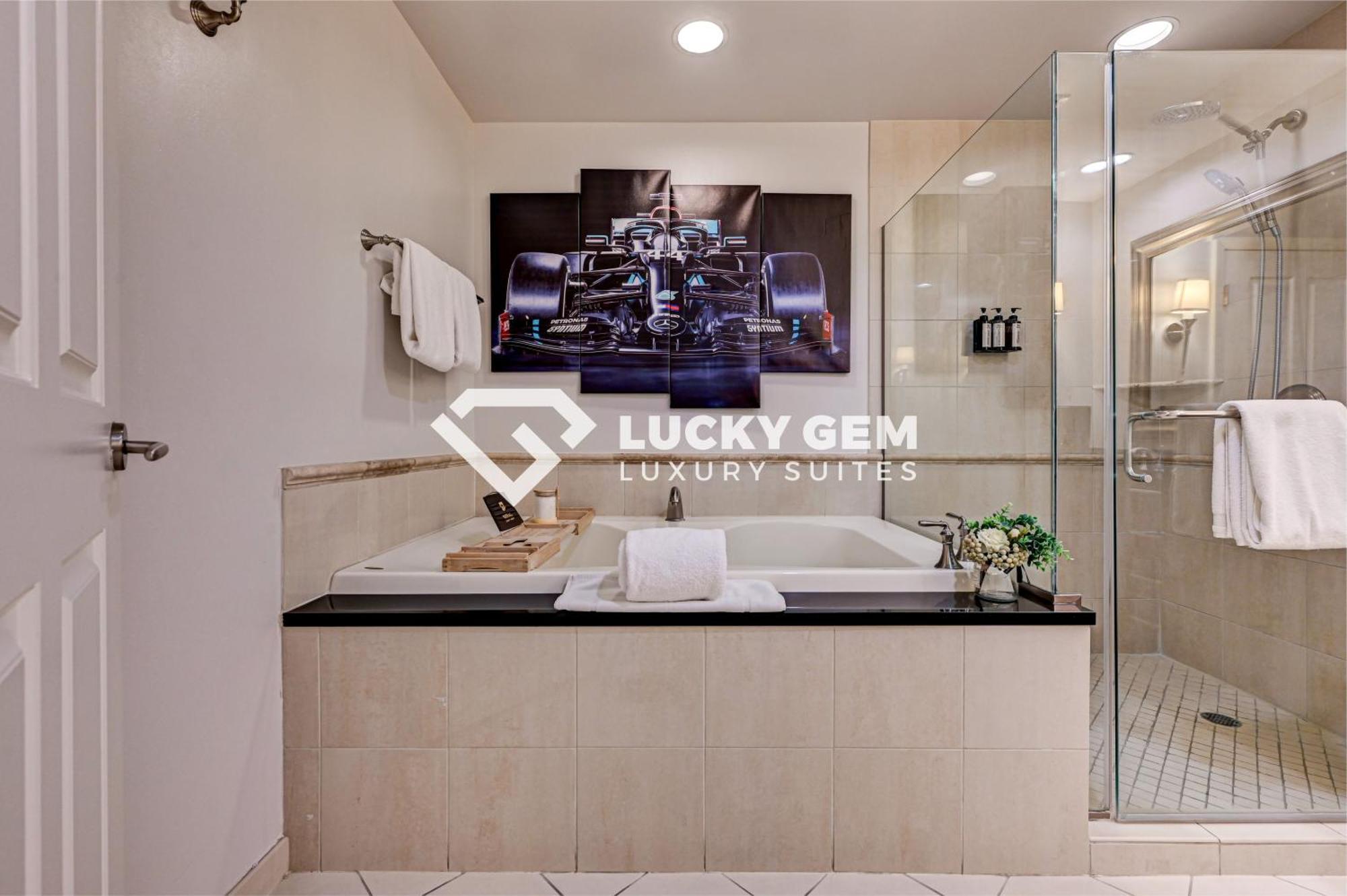 Lucky Gem Penthouse & Luxury Suites At Signature Resort, Balcony Strip View 3505 拉斯维加斯 外观 照片