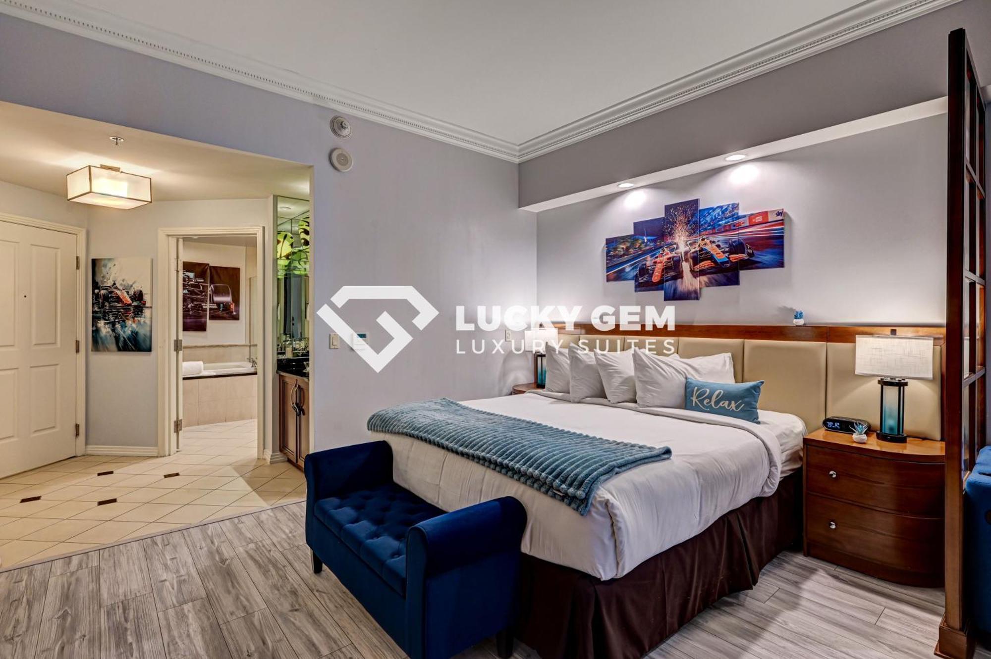Lucky Gem Penthouse & Luxury Suites At Signature Resort, Balcony Strip View 3505 拉斯维加斯 外观 照片